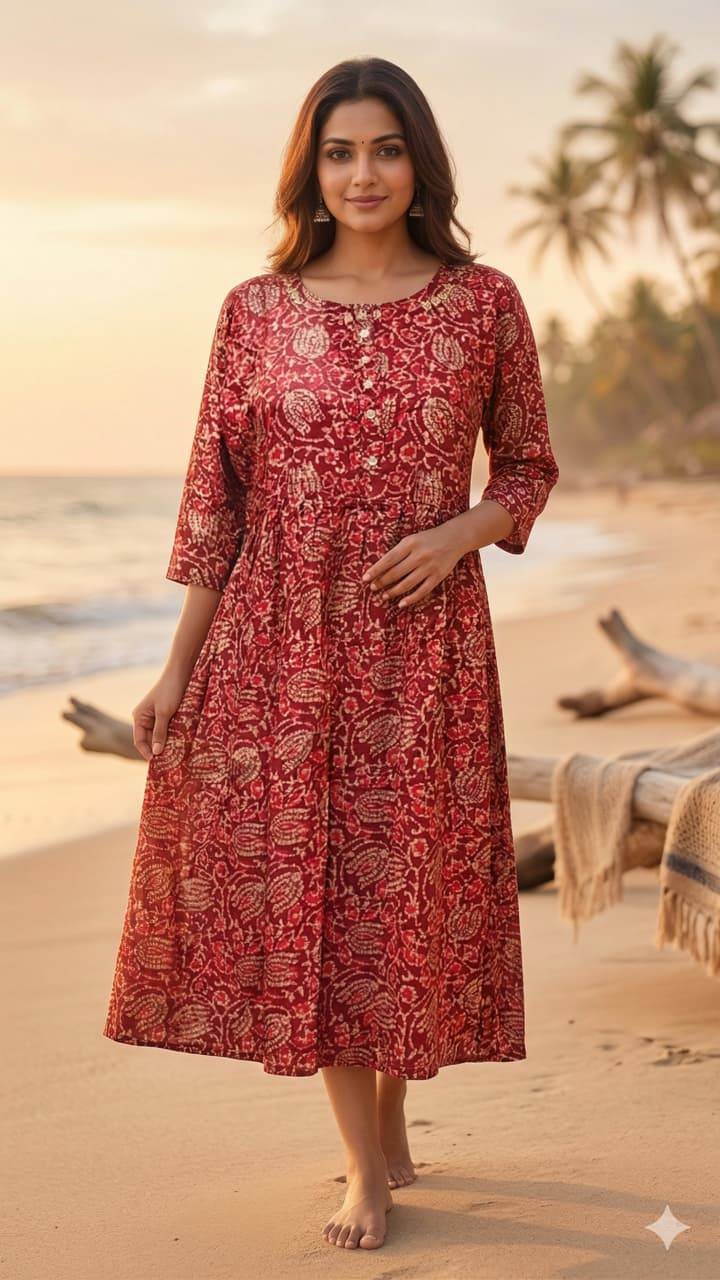  Midi Vol-1 By Kaamiri 01 To 04 Series Beautiful Festive Suits Colourful Stylish Premium Rayon Foil print Midi At Wholesale Price